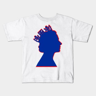 The queen silhouette Kids T-Shirt